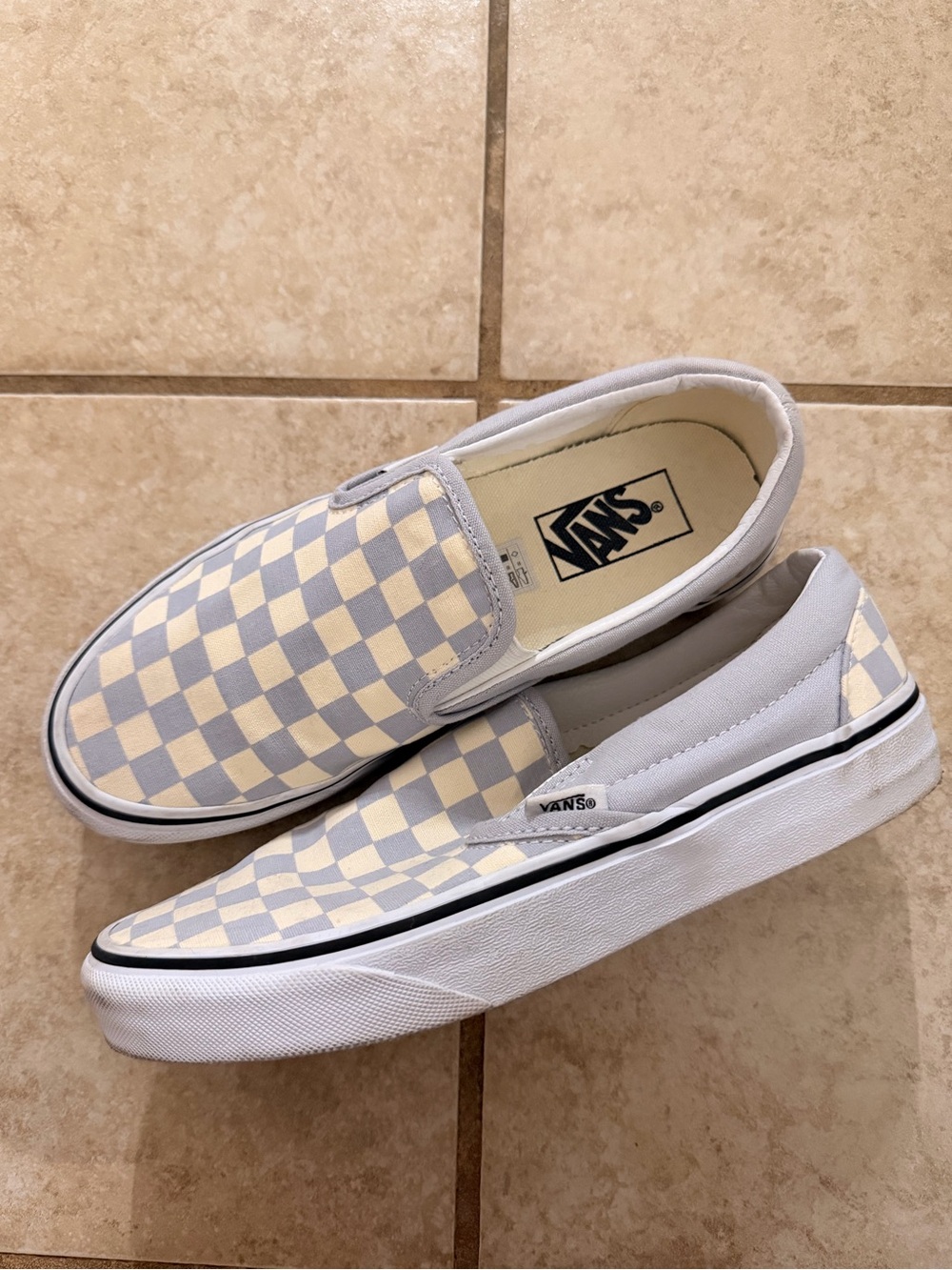 Vans Classic Slip-On Checkerboard Shoes